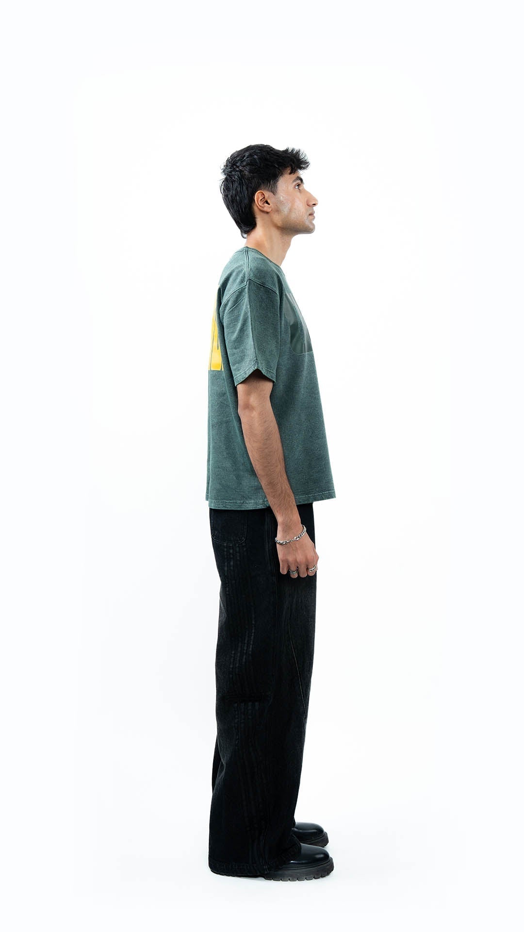 5 STAR GREEN HERITAGE WASH T SHIRT - dxdstudios