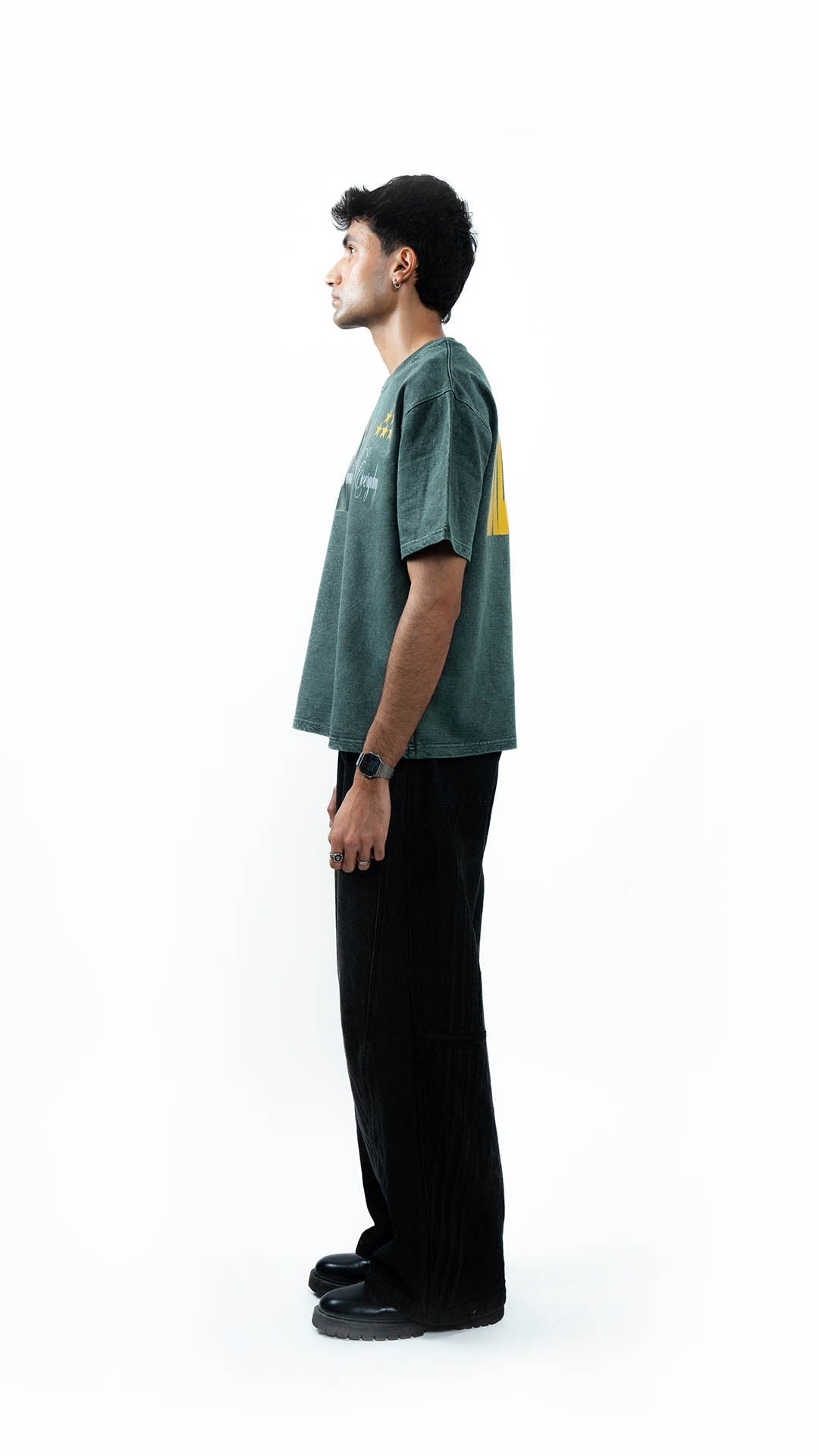 5 STAR GREEN HERITAGE WASH T SHIRT - dxdstudios