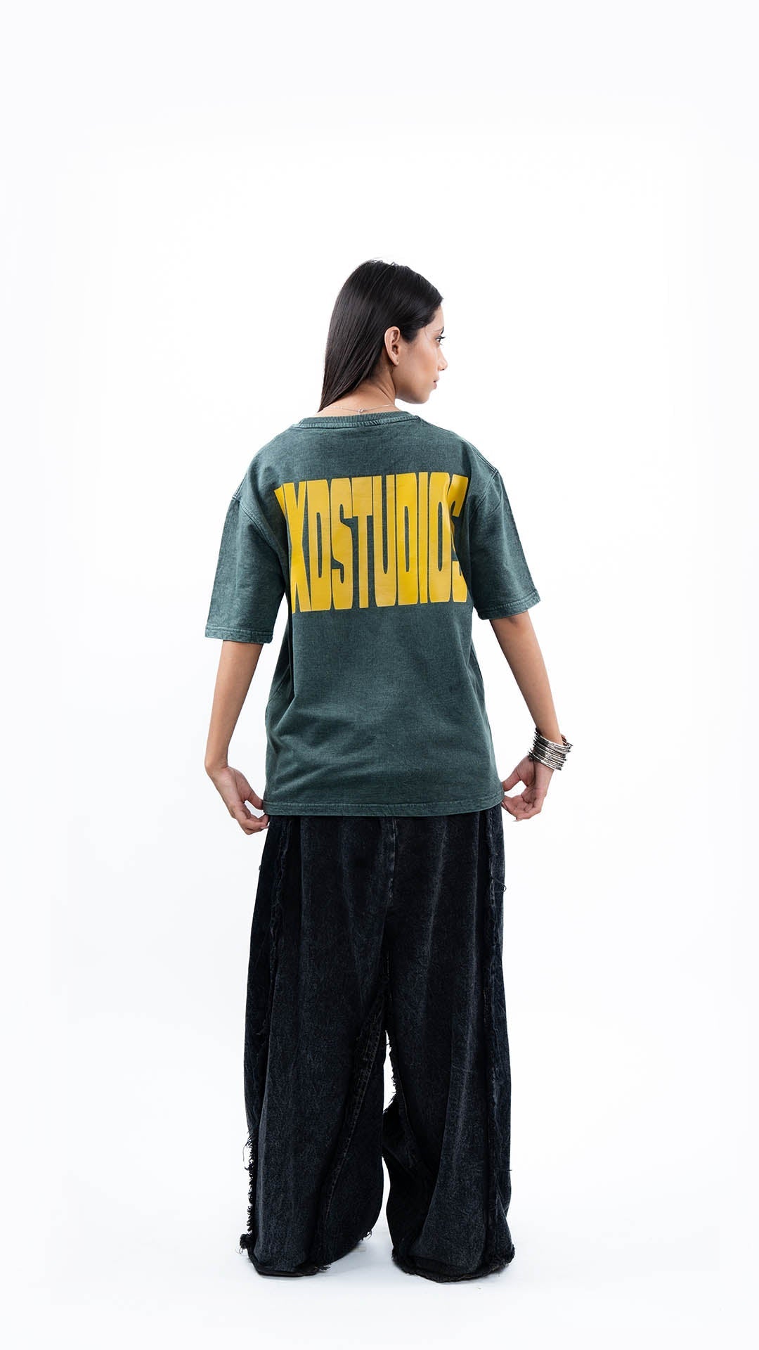 5 STAR GREEN HERITAGE WASH T SHIRT - dxdstudios