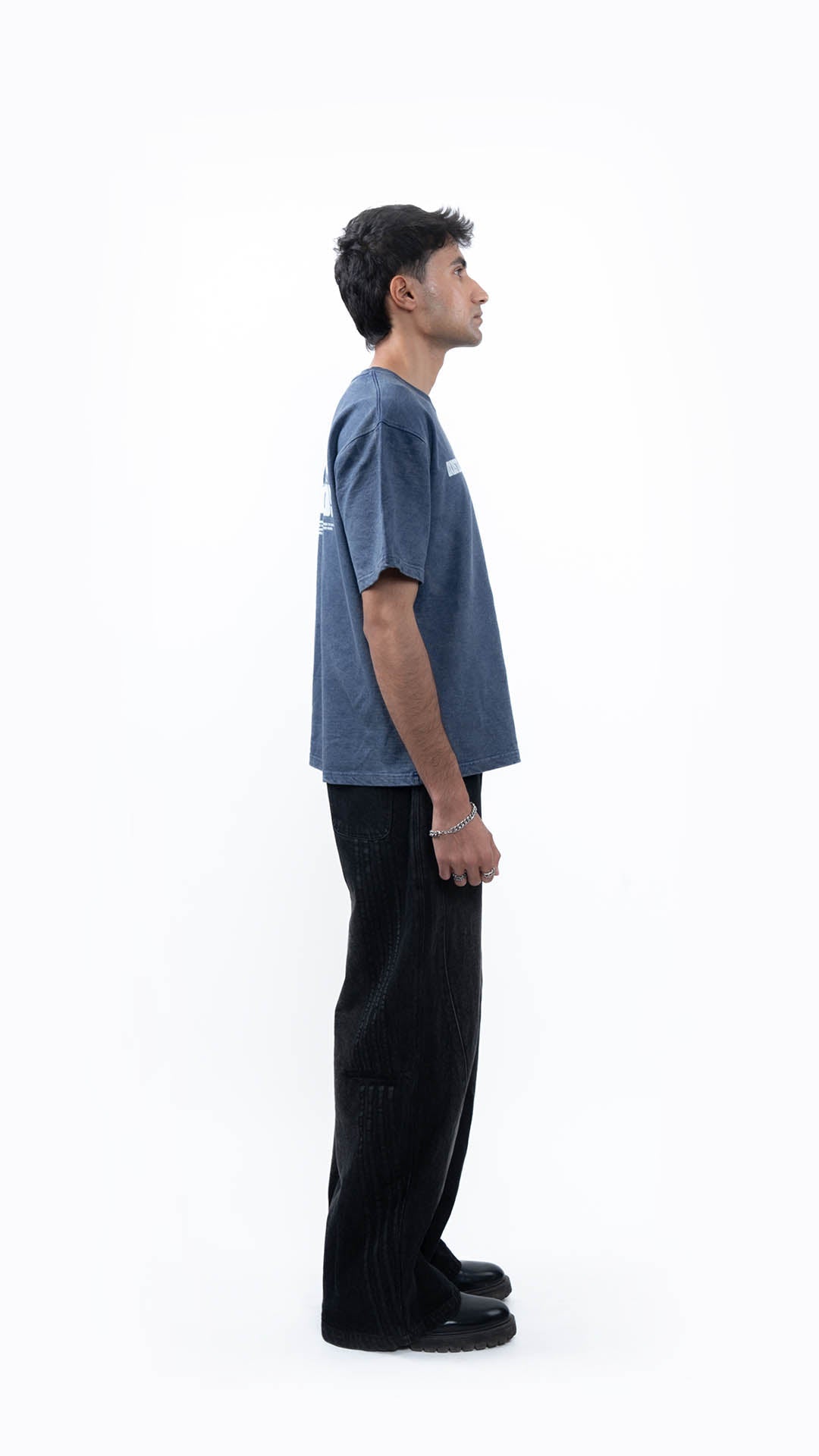 777 WASHED NAVY T - SHIRT - dxdstudios
