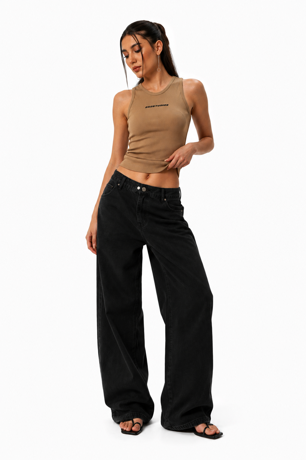 Essential Tank Top - Dark Beige