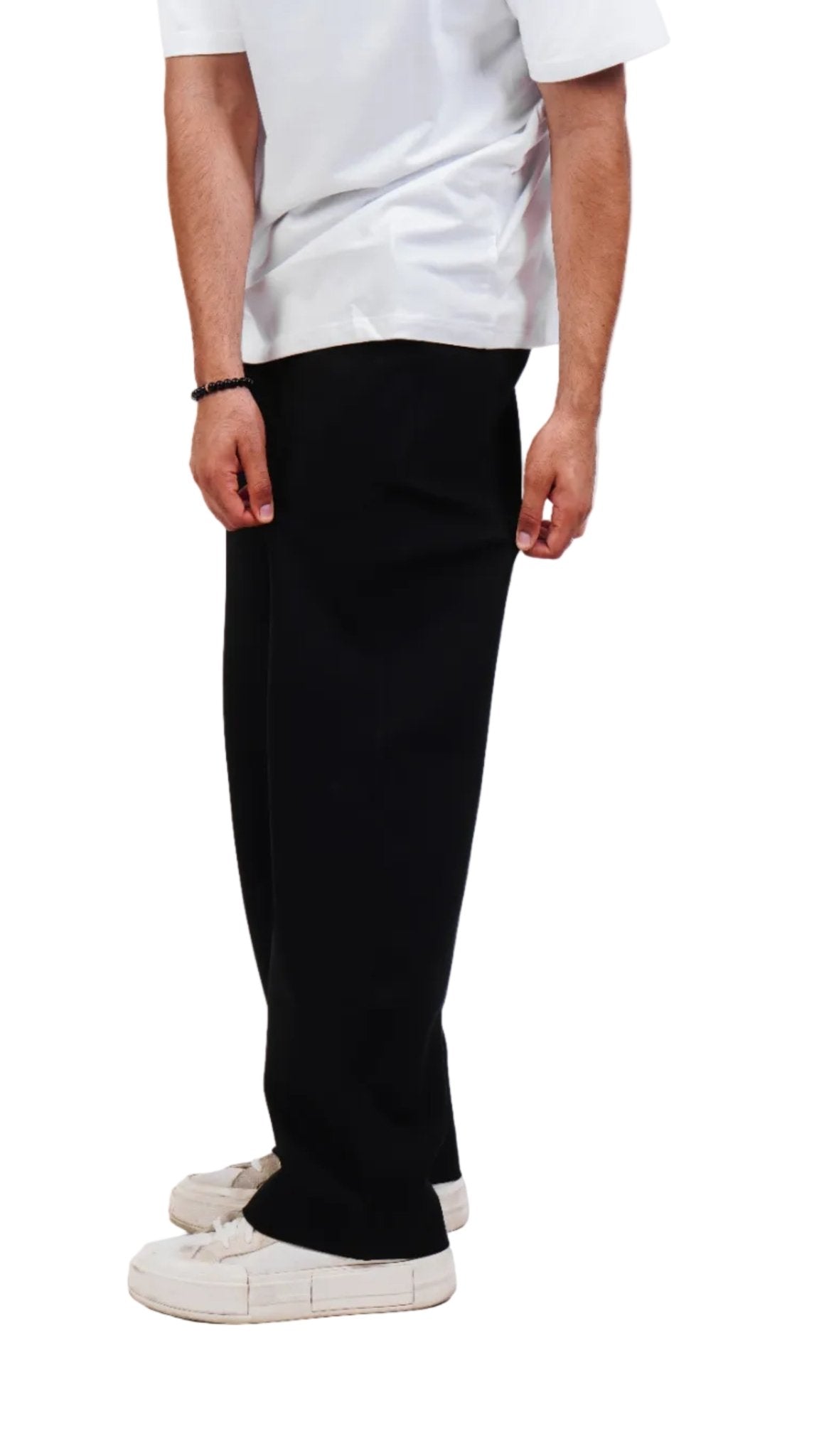 BLACK DRAPE PANTS - dxdstudios