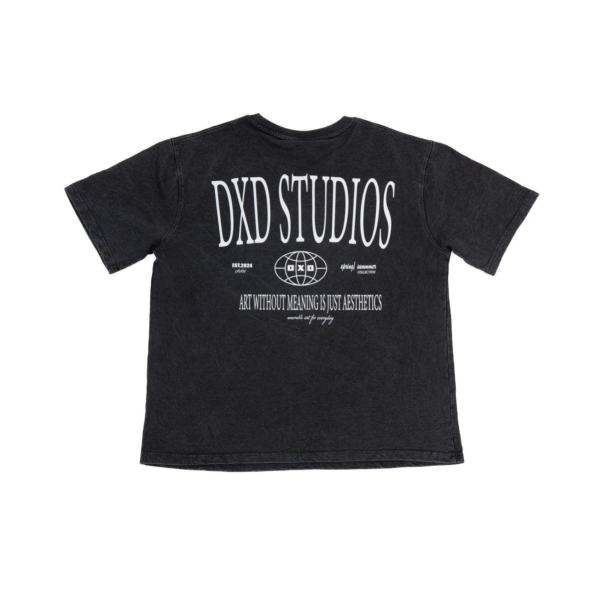 CORE IDENTITY BLACK WASH T - SHIRT - dxdstudios