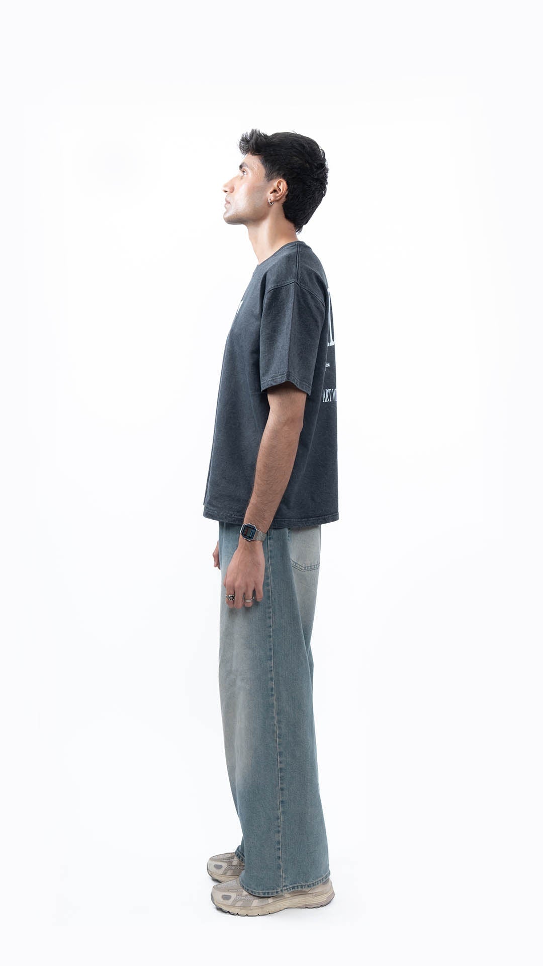 CORE IDENTITY BLACK WASH T - SHIRT - dxdstudios