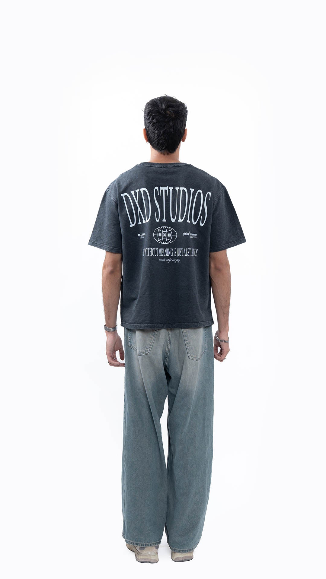 CORE IDENTITY BLACK WASH T - SHIRT - dxdstudios