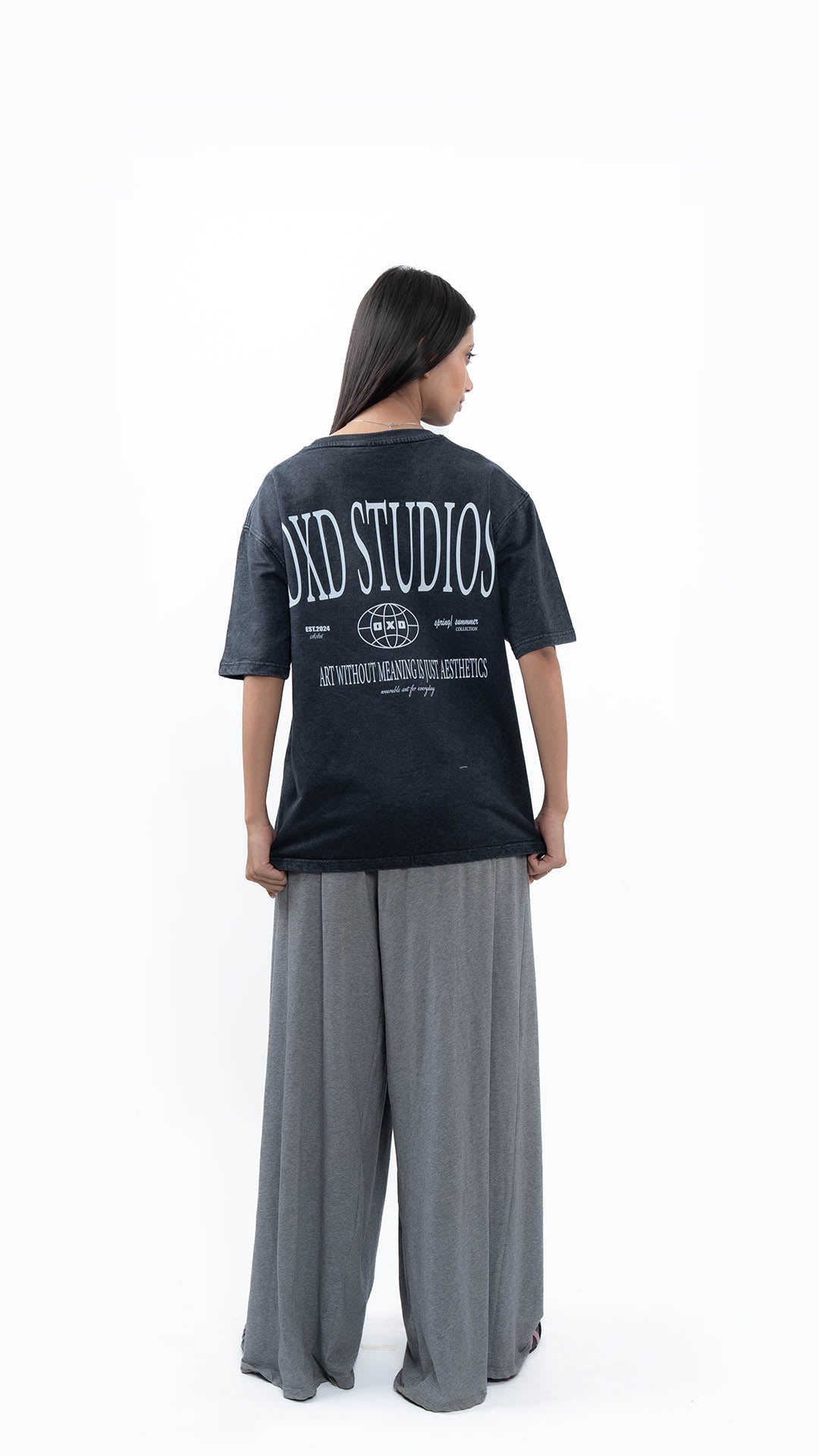 CORE IDENTITY BLACK WASH T - SHIRT - dxdstudios