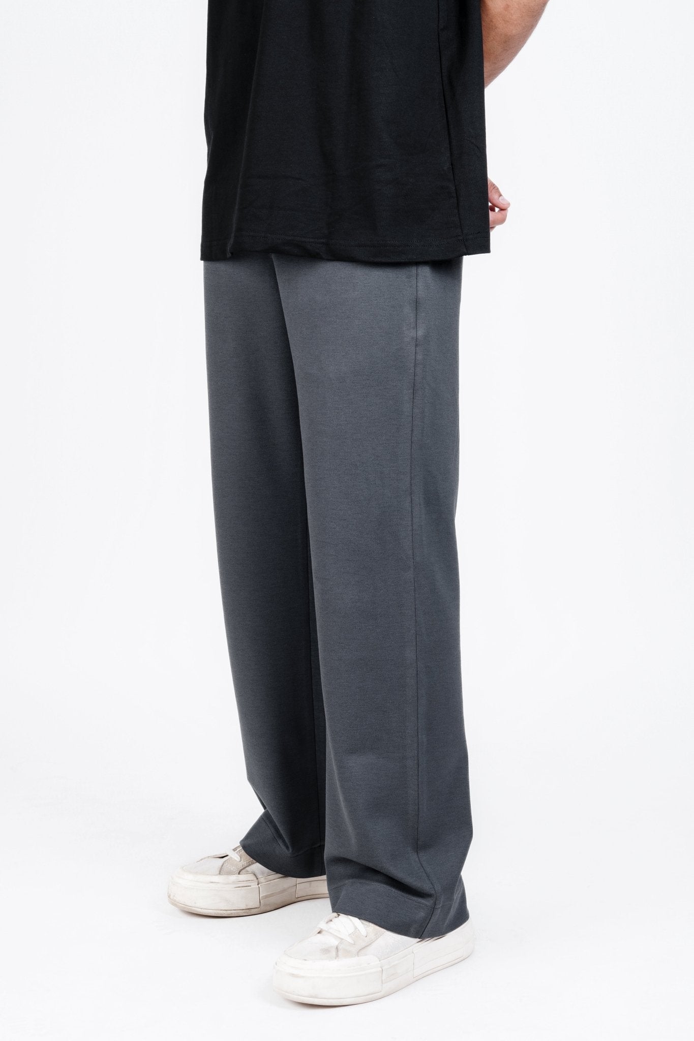 GREY DRAPE PANTS - dxdstudios