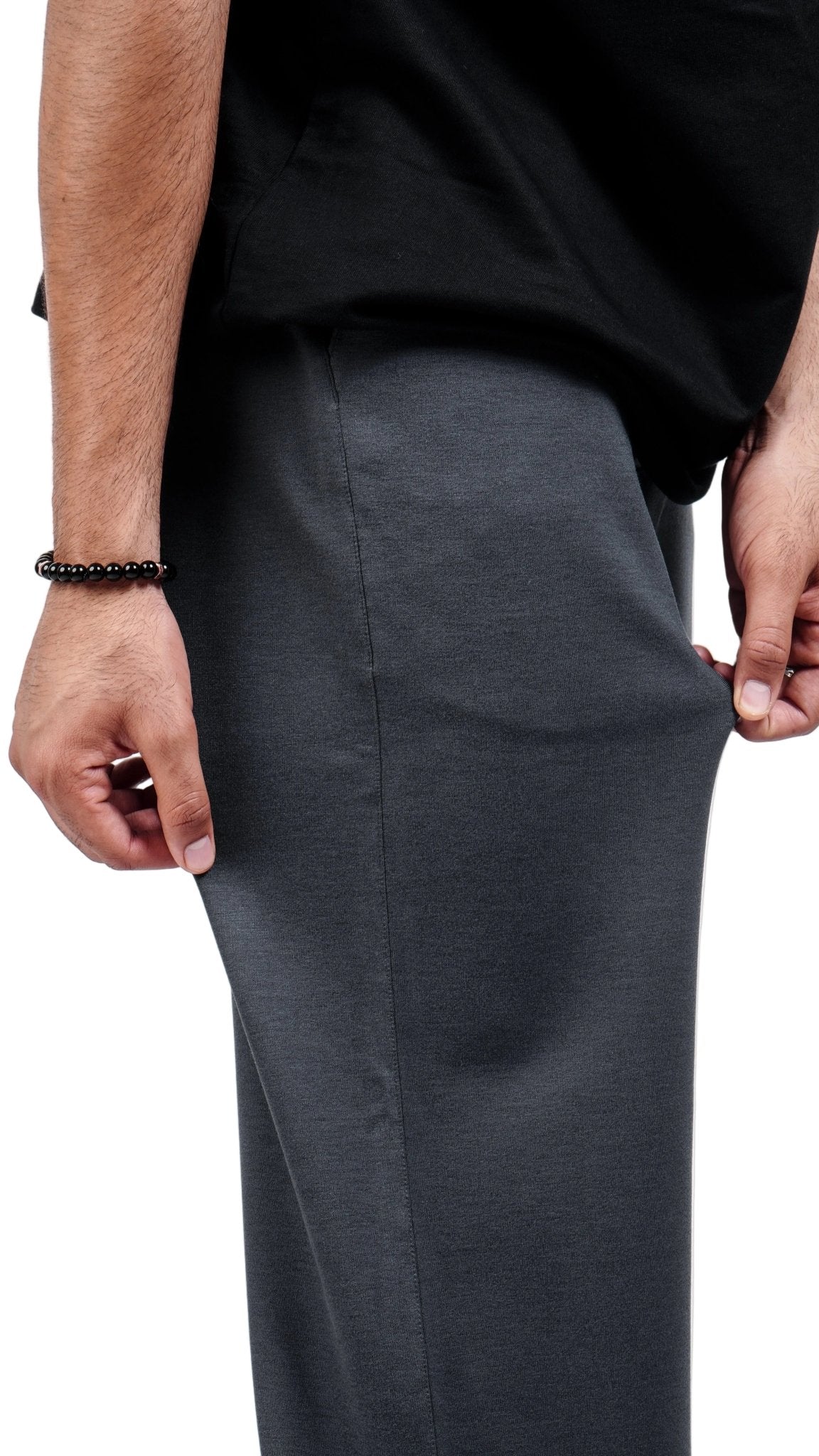 GREY DRAPE PANTS - dxdstudios