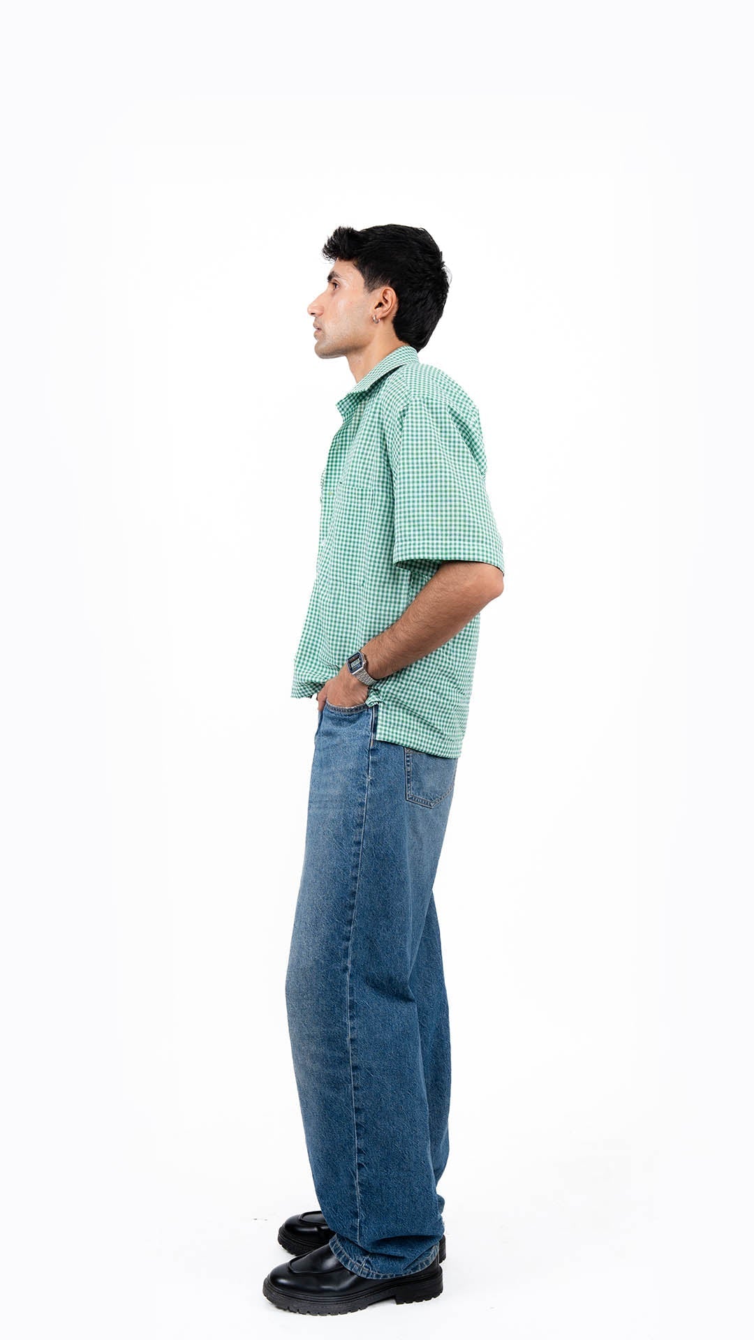 MINT CHECK SHIRT - dxdstudios