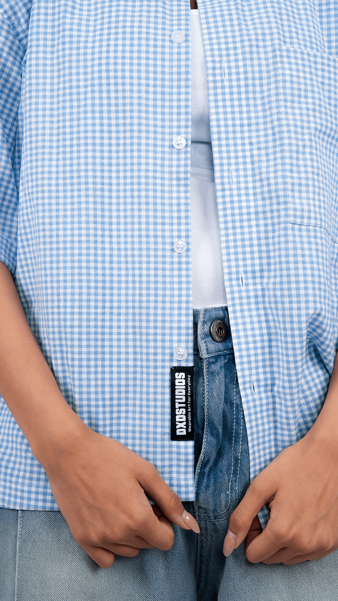 SKY CHECK SHIRT - dxdstudios