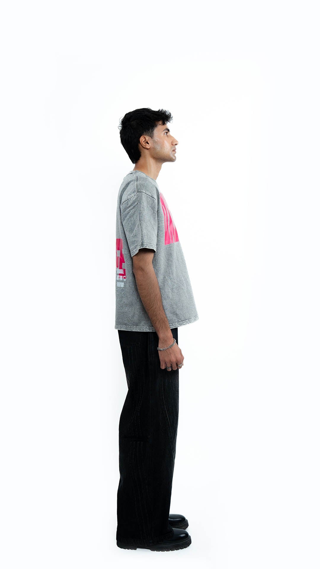 WAFE ACID WASH GREY T - SHIRT - dxdstudios
