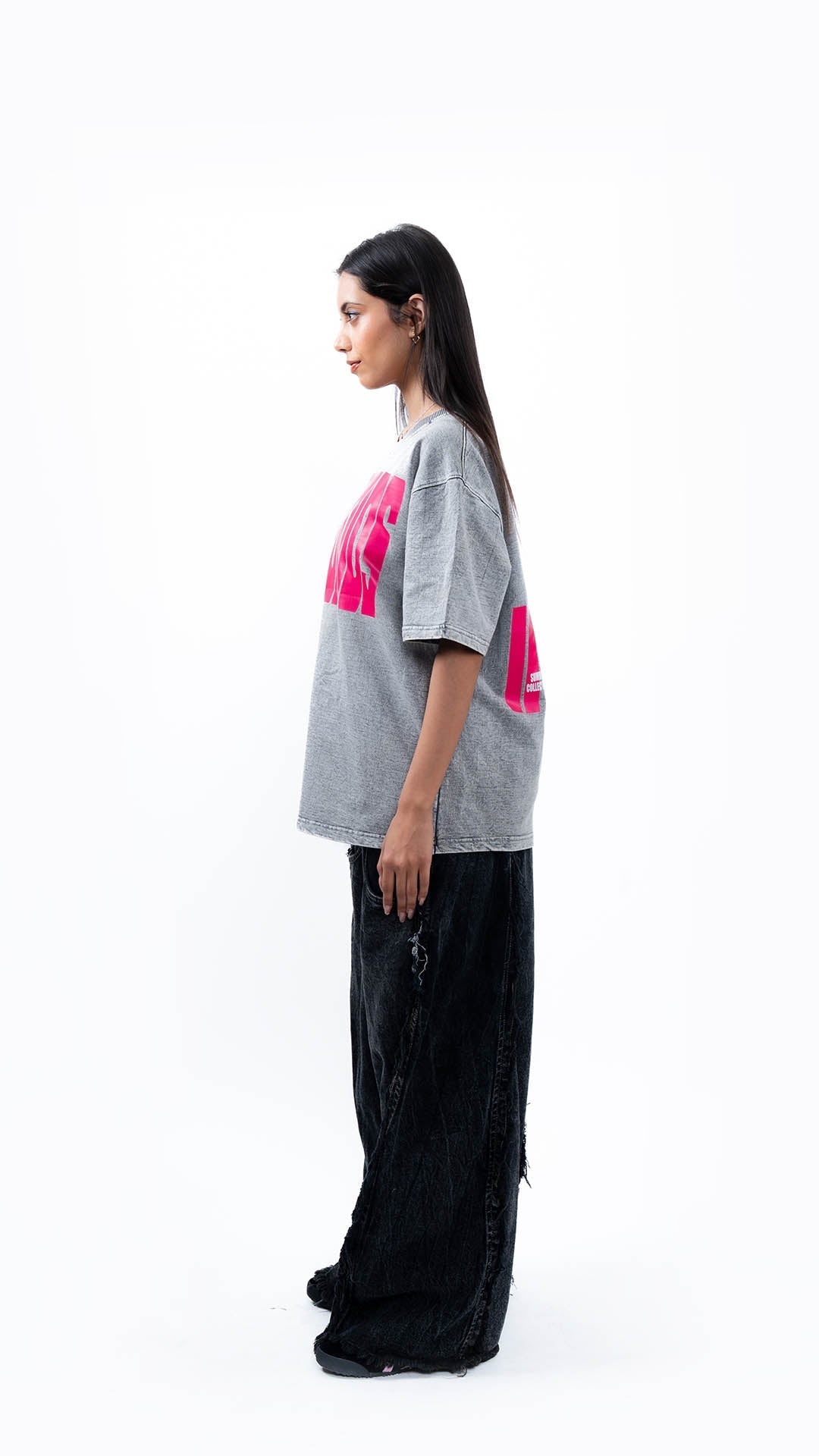 WAFE ACID WASH GREY T - SHIRT - dxdstudios