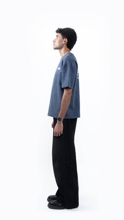 777 WASHED NAVY T - SHIRT - dxdstudios