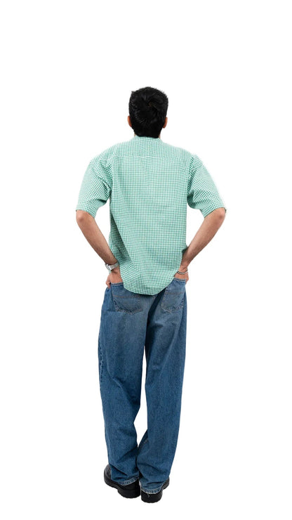 MINT CHECK SHIRT - dxdstudios