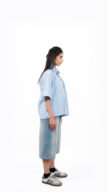 SKY CHECK SHIRT - dxdstudios