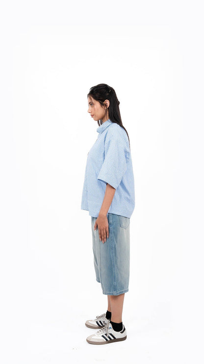 SKY CHECK SHIRT - dxdstudios